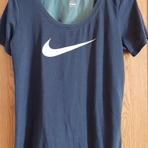 Nike Navy Blue Dri-Fit T-shirt Size M